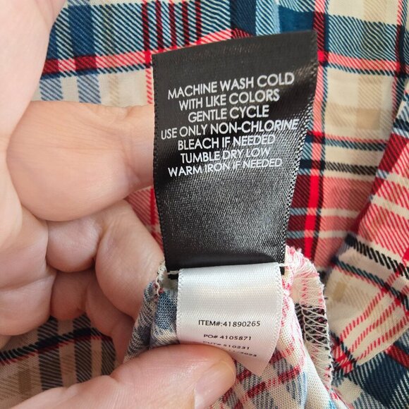 Torrid Challis Back Criss Cross Tank - Summer Plaid - Picture 4 of 7